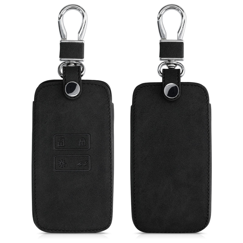 kwmobile Autoschlüssel Hülle kompatibel mit Renault 4-Tasten Smartkey (nur Keyless Go) Kunstleder Schutzhülle Cover