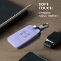 kwmobile Autoschlüssel Hülle kompatibel mit Renault 4-Tasten Smartkey Autoschlüssel (nur Keyless Go) - Kunstleder Schutzhülle Schlüsselhülle Cover