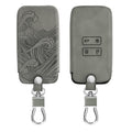 kwmobile Autoschlüssel Hülle kompatibel mit Renault 4-Tasten Smartkey Autoschlüssel (nur Keyless Go) Schutzhülle Cover