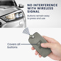 kwmobile Autoschlüssel Hülle kompatibel mit Renault 4-Tasten Smartkey Autoschlüssel (nur Keyless Go) Schutzhülle Cover