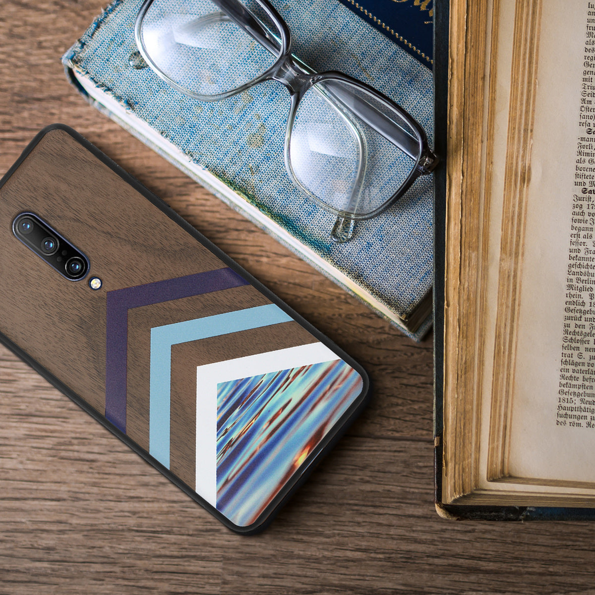 kwmobile Hülle kompatibel mit OnePlus 7 Pro Hülle - Handy Cover - TPU Handyhülle Kompass Vintage