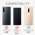 kwmobile Hülle kompatibel mit OnePlus 7 Pro Hülle - Handy Cover - TPU Handyhülle Kompass Vintage