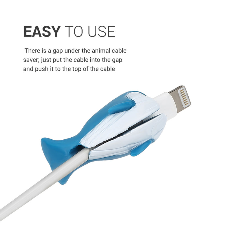 Kabelschutz Tiere kompatibel mit Apple Lightning Kabel