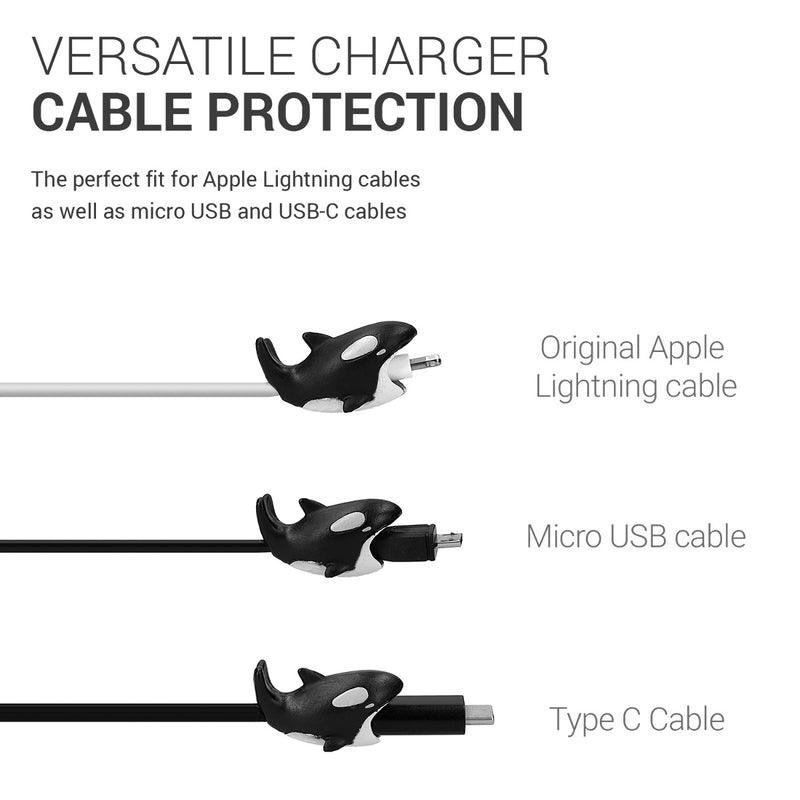 Kabelschutz Tiere kompatibel mit Apple Lightning Kabel