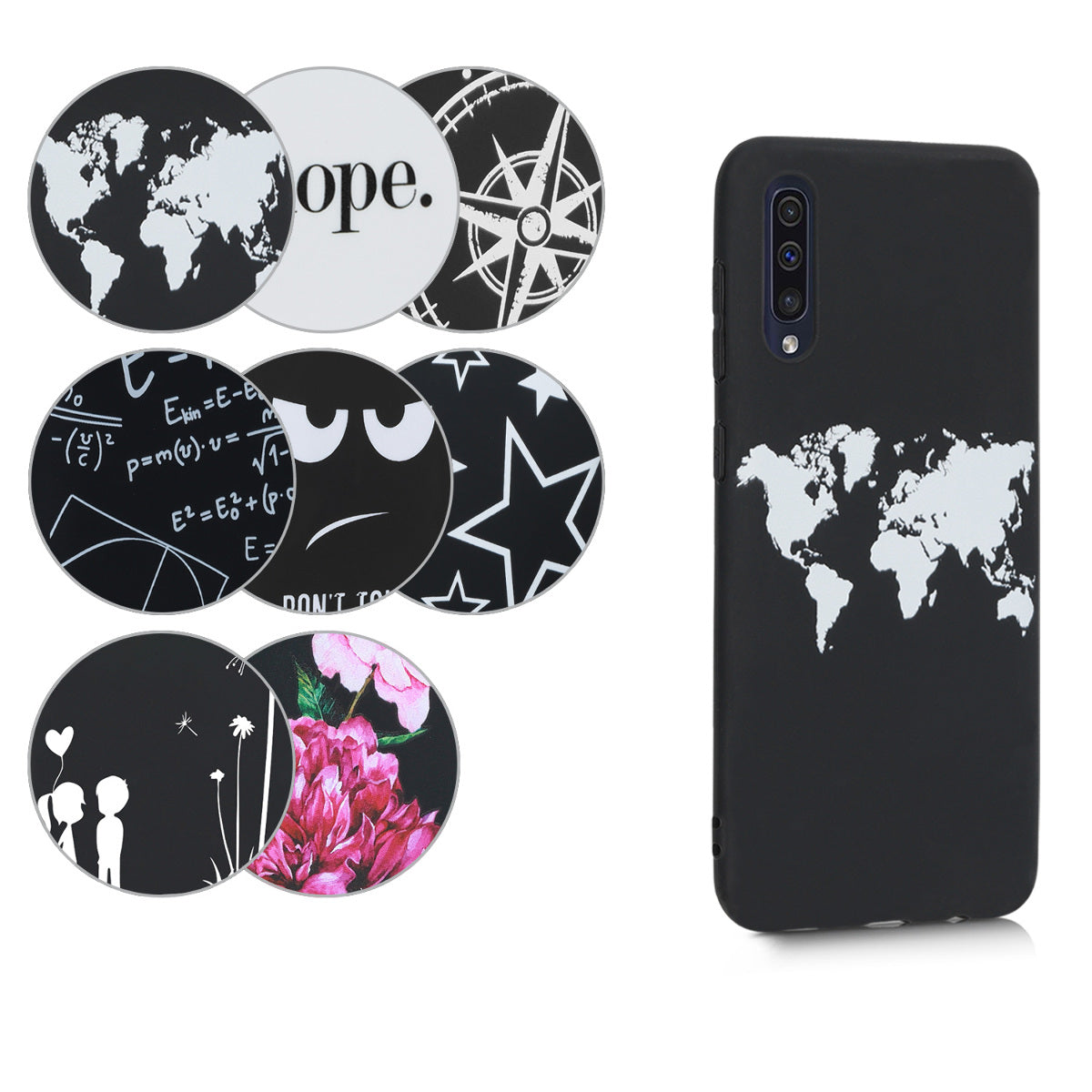 kwmobile Hülle kompatibel mit Samsung Galaxy A50 - Handyhülle Silikon Case
