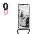 kwmobile Necklace Case kompatibel mit Samsung Galaxy A70 Hülle Silikon Cover mit Handykette Band Handyhülle