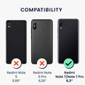 kwmobile Handyhülle für Xiaomi Redmi Note 7 / Note 7 Pro - Case Silikon - Kabelloses Laden - Schutzhülle Cover
