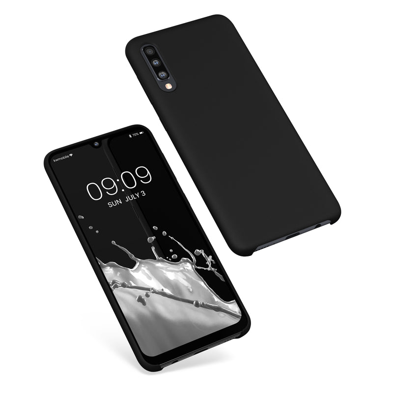 kwmobile Handyhülle für Samsung Galaxy A50 Hülle - Case Silikon - Kabelloses Laden - Schutzhülle Cover