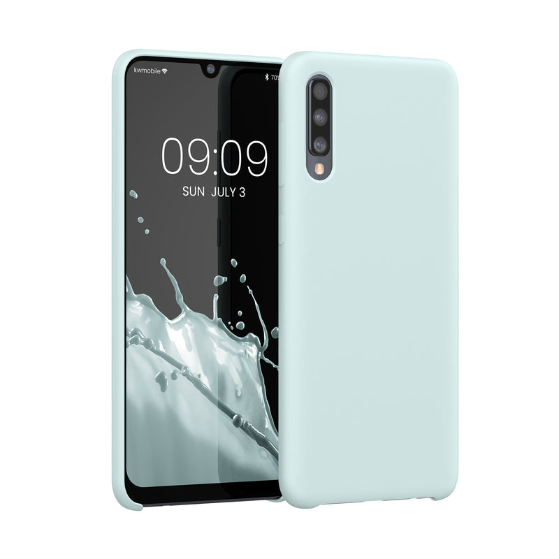 kwmobile Handyhülle für Samsung Galaxy A50 Hülle - Case Silikon - Kabelloses Laden - Schutzhülle Cover