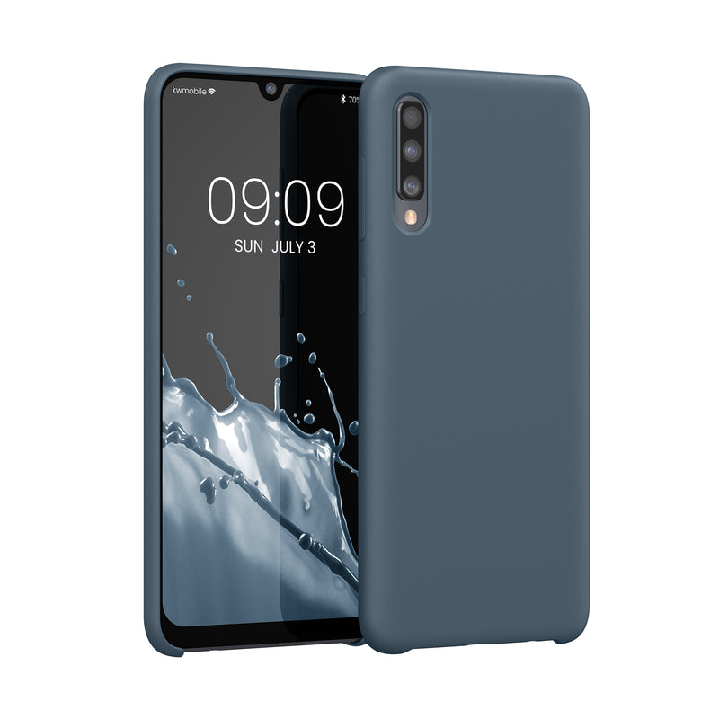 kwmobile Handyhülle für Samsung Galaxy A50 Hülle - Case Silikon - Kabelloses Laden - Schutzhülle Cover