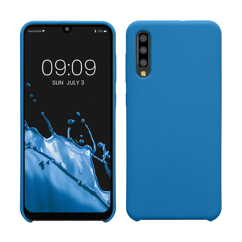 kwmobile Handyhülle für Samsung Galaxy A50 Hülle - Case Silikon - Kabelloses Laden - Schutzhülle Cover
