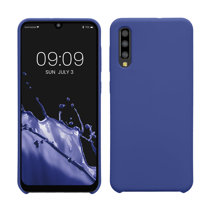 kwmobile Handyhülle für Samsung Galaxy A50 Hülle - Case Silikon - Kabelloses Laden - Schutzhülle Cover