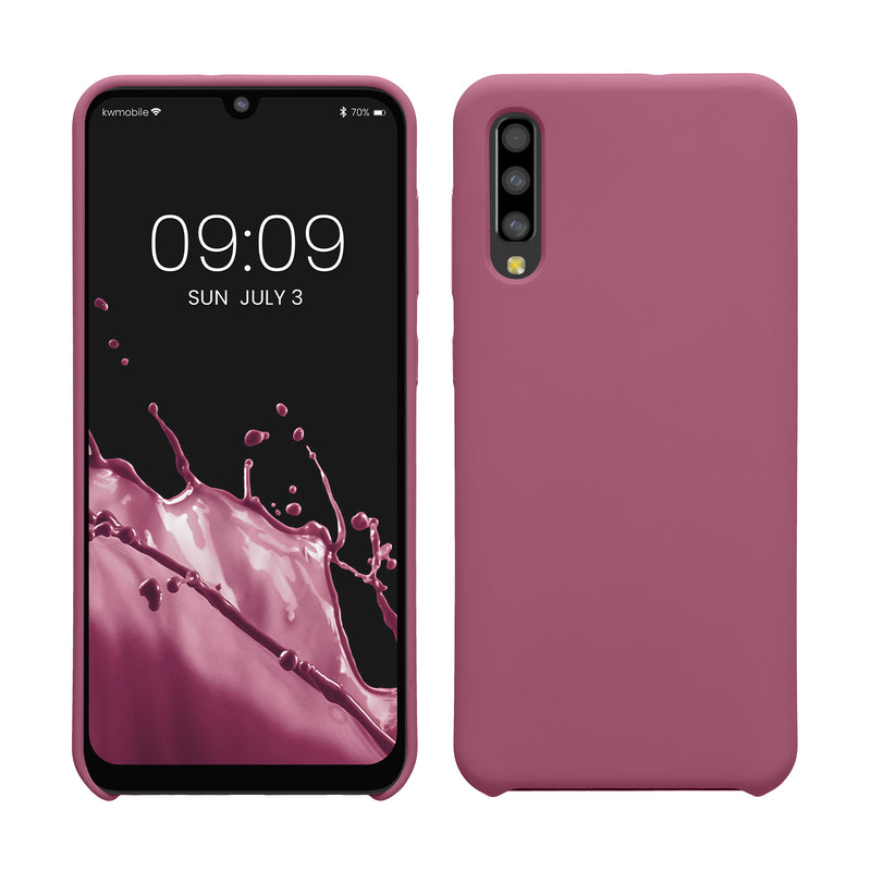 kwmobile Handyhülle für Samsung Galaxy A50 Hülle - Case Silikon - Kabelloses Laden - Schutzhülle Cover
