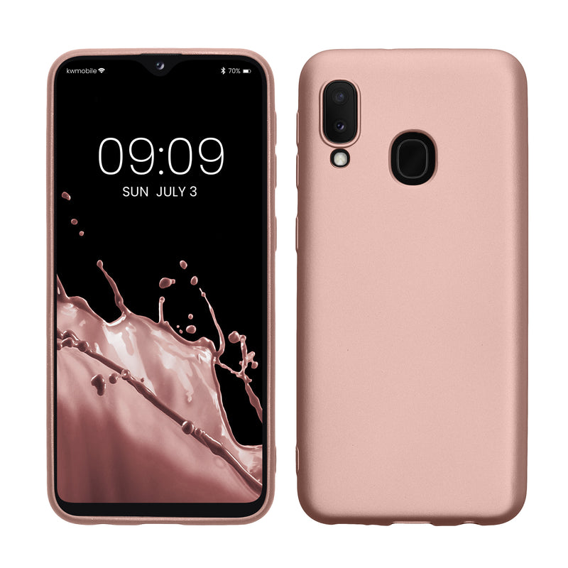 kwmobile Handyhülle für Samsung Galaxy A20e Hülle Silikon Case Schutzhülle Cover