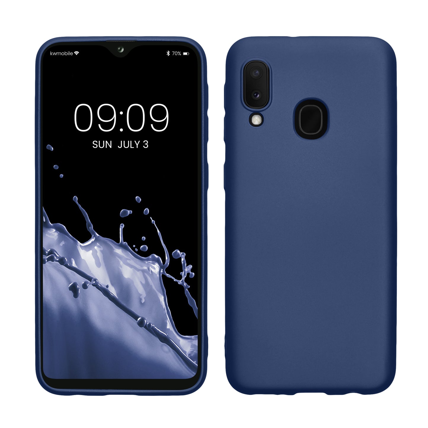 kwmobile Handyhülle für Samsung Galaxy A20e Hülle Silikon Case Schutzhülle Cover