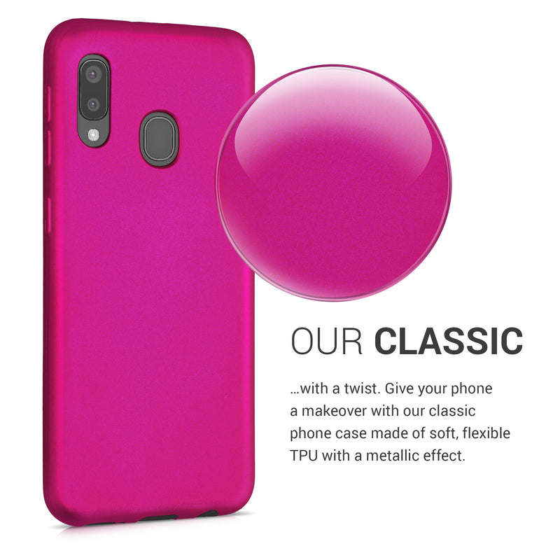 kwmobile Handyhülle für Samsung Galaxy A20e Hülle Silikon Case Schutzhülle Cover