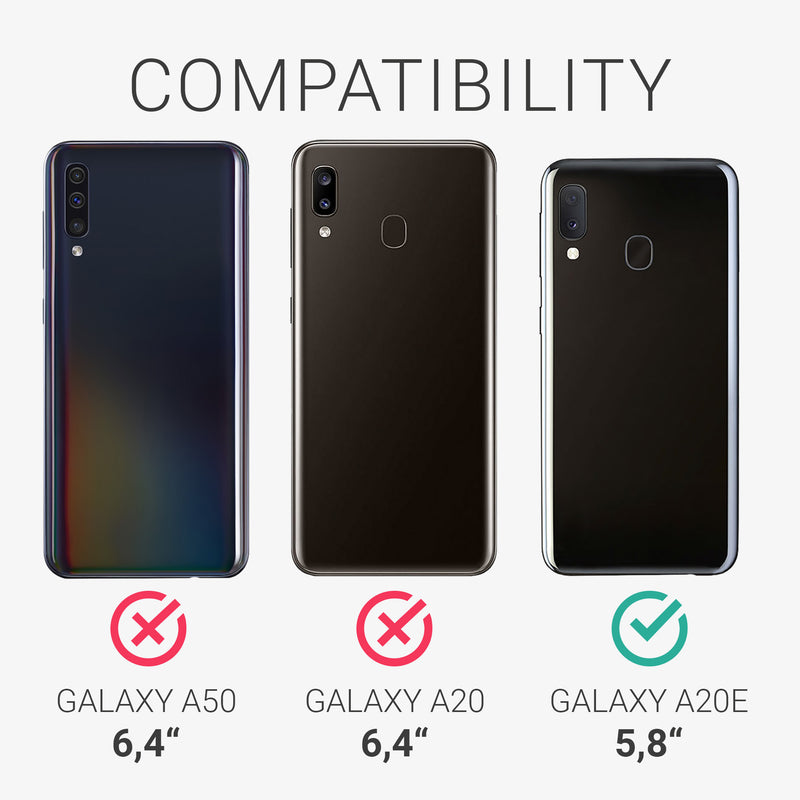 kwmobile Handyhülle für Samsung Galaxy A20e Hülle Silikon Case Schutzhülle Cover