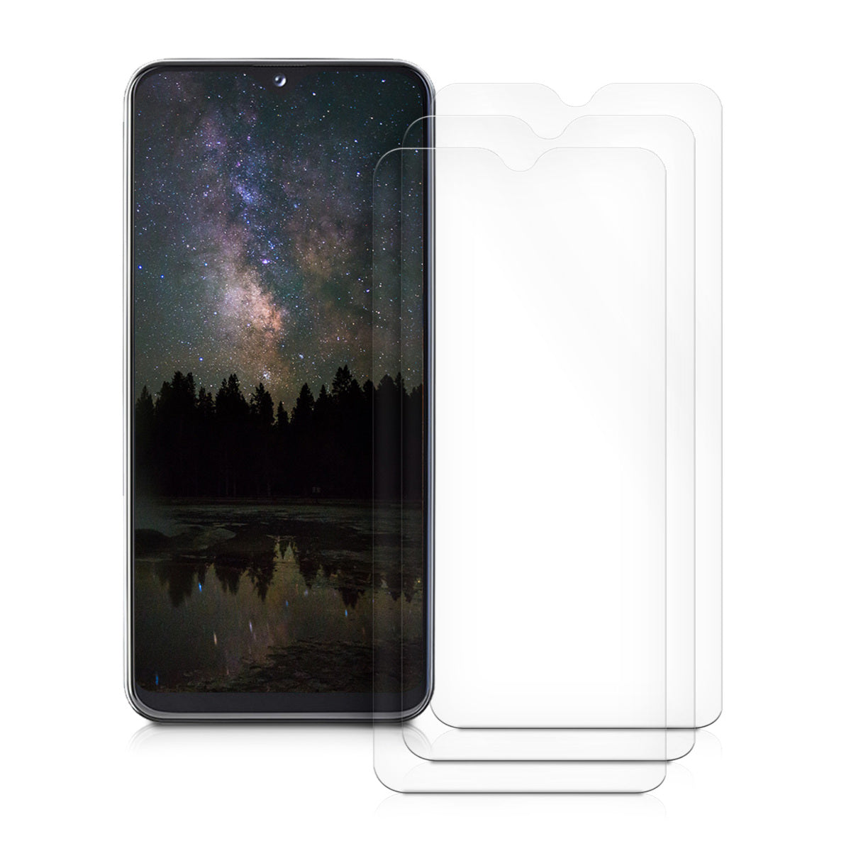 3x Folie kristallklar für Samsung Galaxy A20e