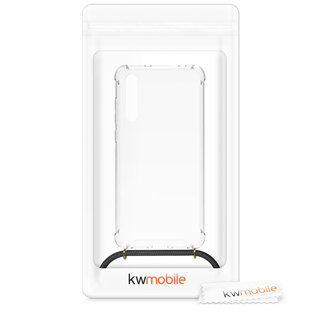 kwmobile Necklace Case kompatibel mit Huawei P20 Pro Hülle Silikon Cover mit Handykette Band Handyhülle