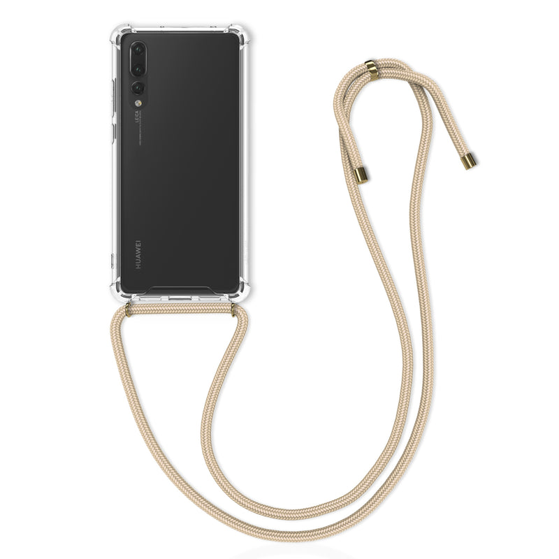 kwmobile Necklace Case kompatibel mit Huawei P20 Pro Hülle Silikon Cover mit Handykette Band Handyhülle