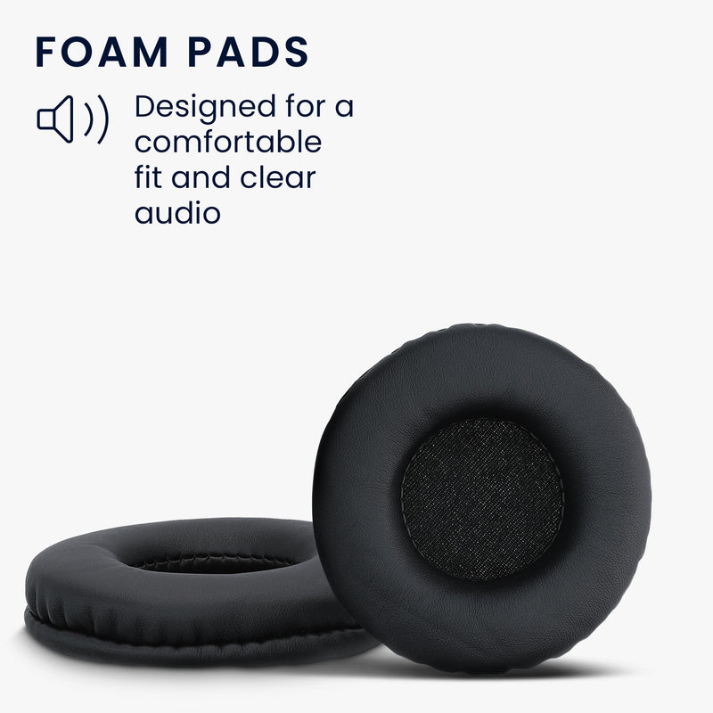 kwmobile Ohr Polster für Skullcandy Hesh 2.0 - Ersatz Ohrpolster - Kopfhörer Ersatzteile - Kopfhörer Ersatzpolster für Over Ear Headphones