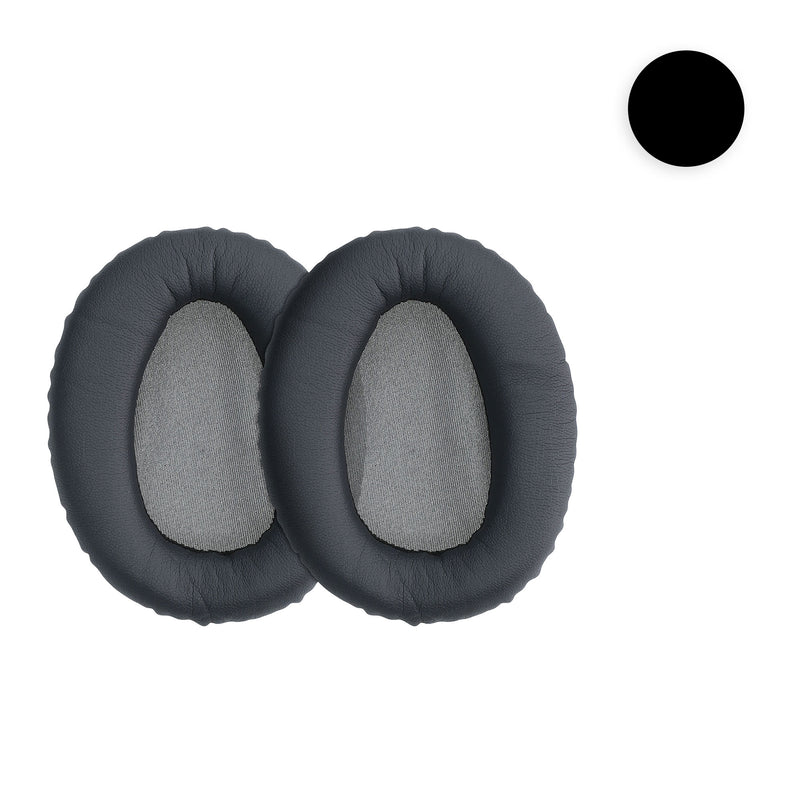 kwmobile 2x Ohr Polster für Sony WH-CH700N Ohrpolster - Ersatz Ohrpolster - Kopfhörer Ersatzteile - Kopfhörer Ersatzpolster für Over Ear Headphones Schwarz matt  