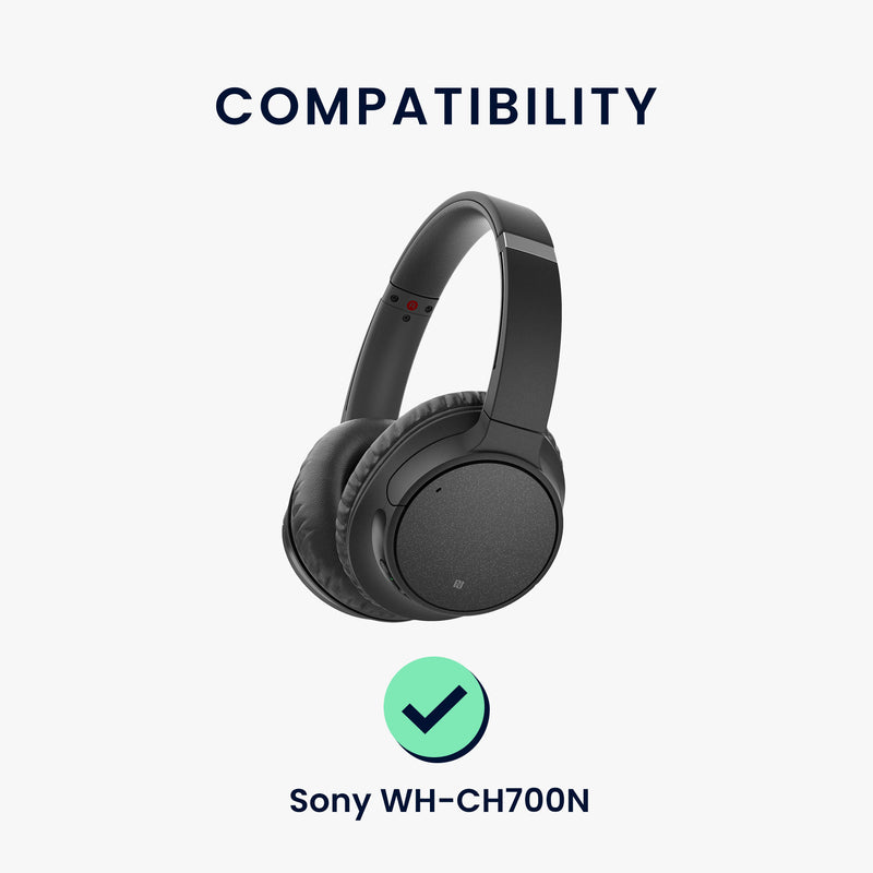 kwmobile Ohr Polster für Sony WH-CH700N Kopfhörer Ersatzteile Over Ear Headphones