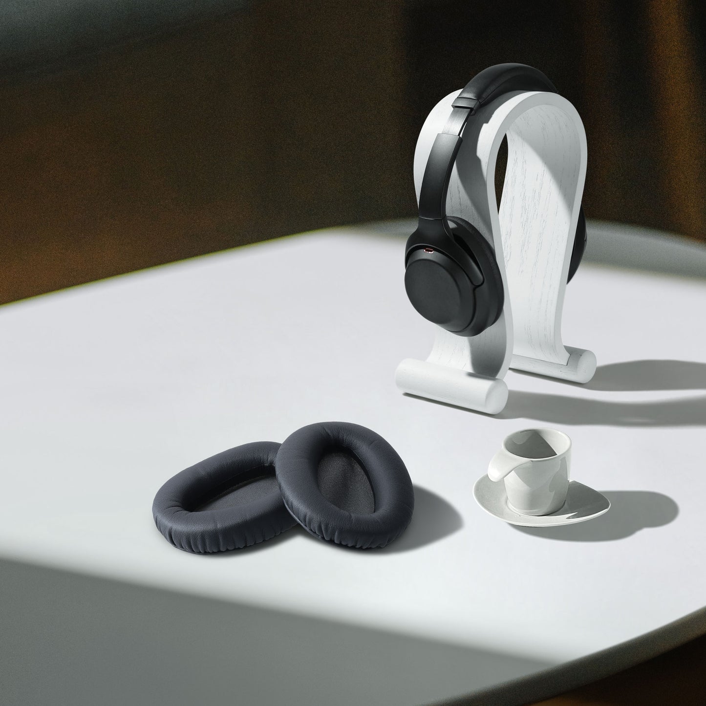 kwmobile Ohr Polster für Sony WH-CH700N Kopfhörer Ersatzteile Over Ear Headphones