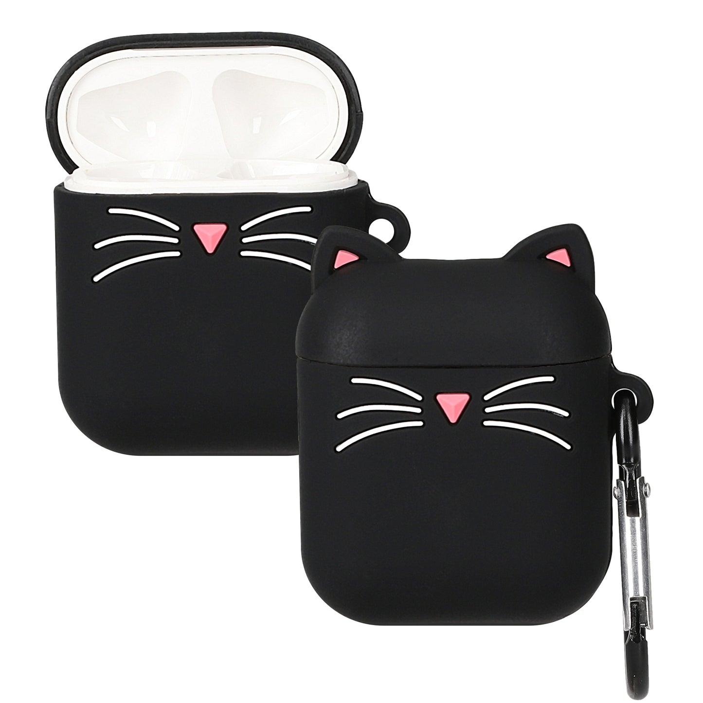 Silikon Hülle für Apple Airpods 1 & 2 Katze