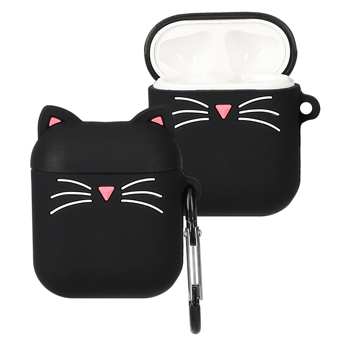 Silikon Hülle für Apple Airpods 1 & 2 Katze