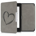 kwmobile Schutzhülle für Amazon Kindle Paperwhite (10. Gen - 2018) Hülle - eReader Case aus Kunstleder mit Auto Sleep Funktion - Pusteblume Love