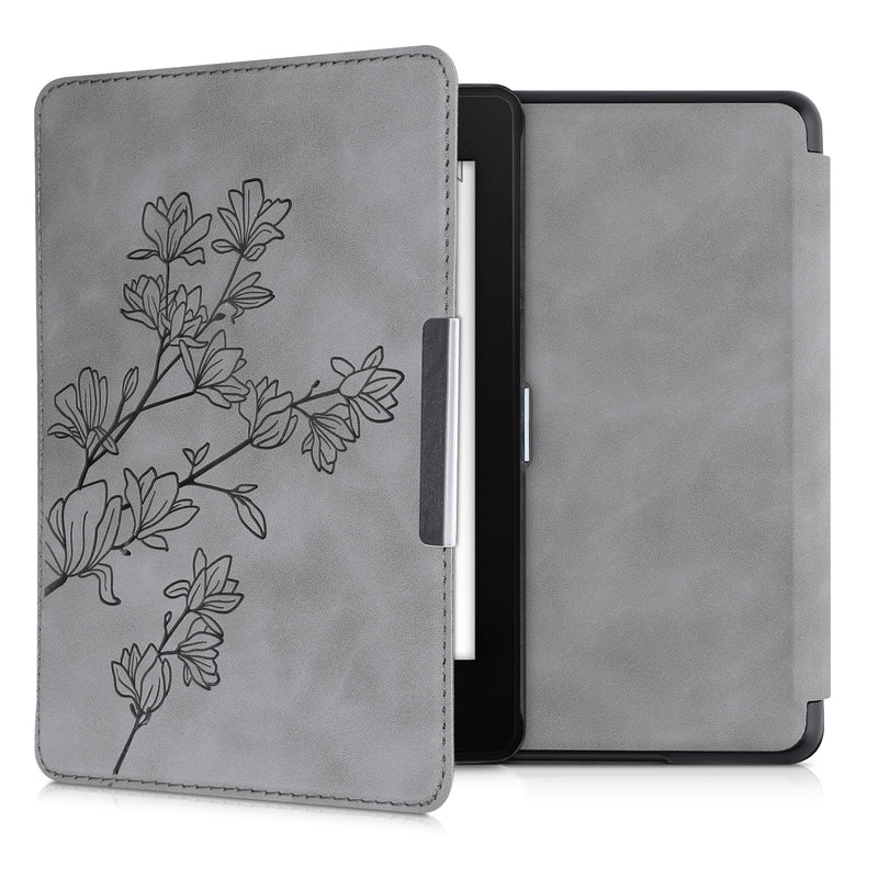 kwmobile Schutzhülle für Amazon Kindle Paperwhite (10. Gen - 2018) Hülle - eReader Case aus Kunstleder mit Auto Sleep Funktion - Pusteblume Love