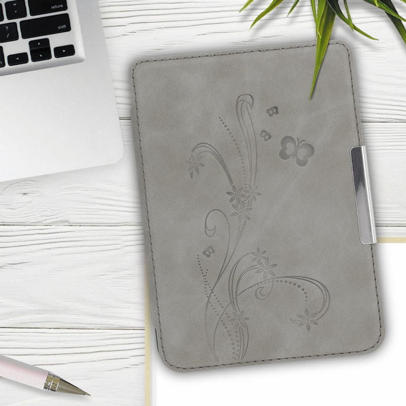 kwmobile Schutzhülle für Amazon Kindle Paperwhite (10. Gen - 2018) Hülle - eReader Case aus Kunstleder mit Auto Sleep Funktion - Pusteblume Love