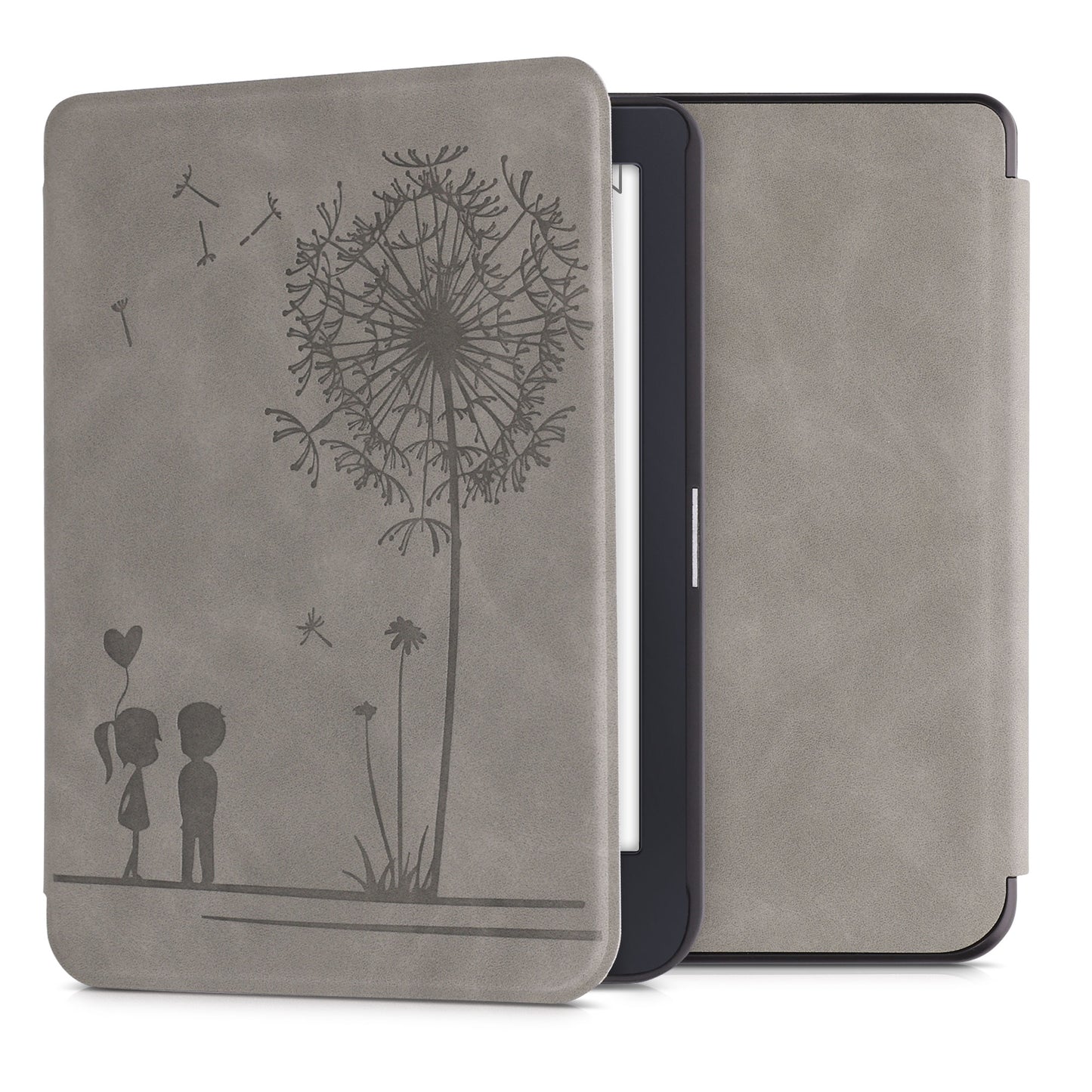 kwmobile Schutzhülle für Tolino Shine 3 Hülle - eReader Case aus Kunstleder mit Auto Sleep Funktion