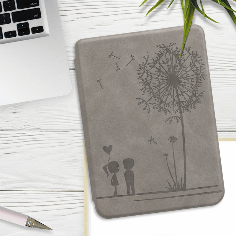 kwmobile Schutzhülle für Tolino Shine 3 Hülle - eReader Case aus Kunstleder mit Auto Sleep Funktion