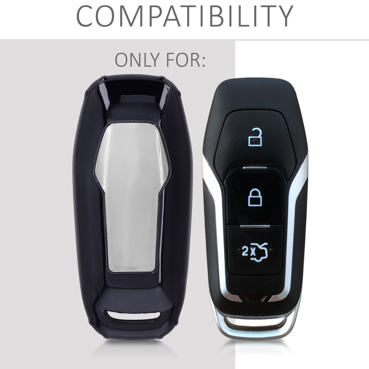 Silikon Hülle kompatibel mit Ford Autoschlüssel