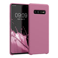 kwmobile Handyhülle für Samsung Galaxy S10 Plus / S10+ Hülle - Case Silikon - Kabelloses Laden - Schutzhülle Cover