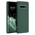 kwmobile Handyhülle für Samsung Galaxy S10 Plus / S10+ Hülle - Case Silikon - Kabelloses Laden - Schutzhülle Cover