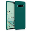 kwmobile Handyhülle für Samsung Galaxy S10 Plus / S10+ Hülle - Case Silikon - Kabelloses Laden - Schutzhülle Cover