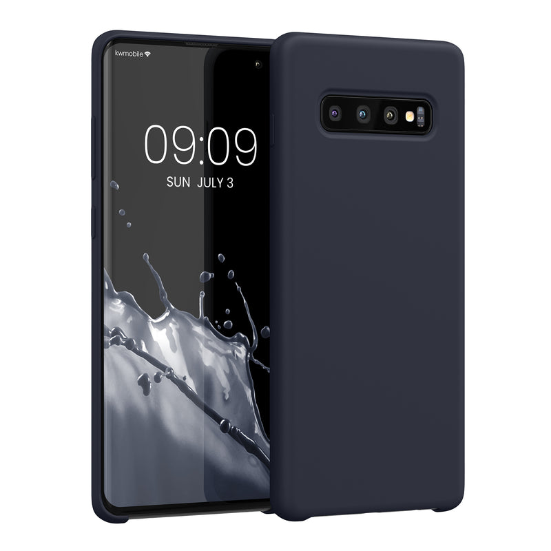 kwmobile Handyhülle für Samsung Galaxy S10 Plus / S10+ Hülle - Case Silikon - Kabelloses Laden - Schutzhülle Cover