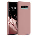 kwmobile Handyhülle für Samsung Galaxy S10 Plus / S10+ Hülle - Case Silikon - Kabelloses Laden - Schutzhülle Cover