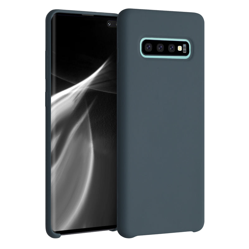 kwmobile Handyhülle für Samsung Galaxy S10 Plus / S10+ Hülle - Case Silikon - Kabelloses Laden - Schutzhülle Cover
