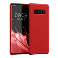 kwmobile Handyhülle für Samsung Galaxy S10 Plus / S10+ Hülle - Case Silikon - Kabelloses Laden - Schutzhülle Cover