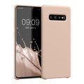 kwmobile Handyhülle für Samsung Galaxy S10 Plus / S10+ Hülle - Case Silikon - Kabelloses Laden - Schutzhülle Cover