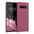 kwmobile Handyhülle für Samsung Galaxy S10 Plus / S10+ Hülle - Case Silikon - Kabelloses Laden - Schutzhülle Cover