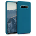 kwmobile Handyhülle für Samsung Galaxy S10 Plus / S10+ Hülle - Case Silikon - Kabelloses Laden - Schutzhülle Cover
