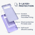 kwmobile Handyhülle für Samsung Galaxy S10 Plus / S10+ Hülle - Case Silikon - Kabelloses Laden - Schutzhülle Cover