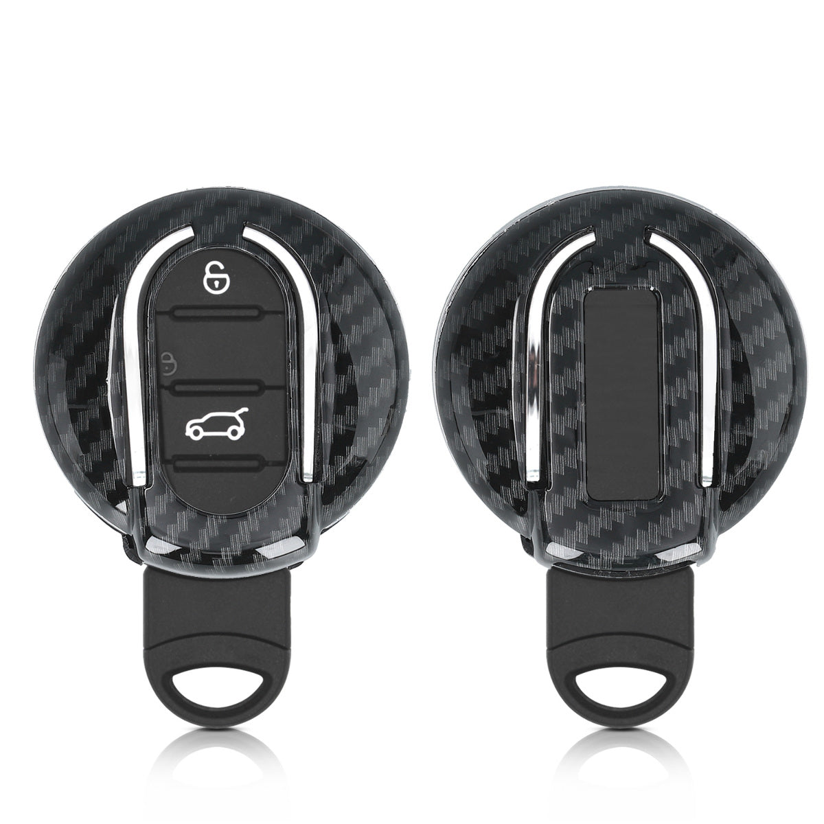 kwmobile Autoschlüssel Hülle kompatibel mit Mini 3-Tasten Smart Key Autoschlüssel Hardcover Schutzhülle Schlüsselhülle Cover