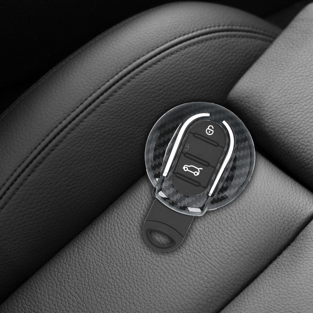kwmobile Autoschlüssel Hülle kompatibel mit Mini 3-Tasten Smart Key Autoschlüssel Hardcover Schutzhülle Schlüsselhülle Cover