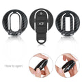 kwmobile Autoschlüssel Hülle kompatibel mit Mini 3-Tasten Smart Key Autoschlüssel Hardcover Schutzhülle Schlüsselhülle Cover